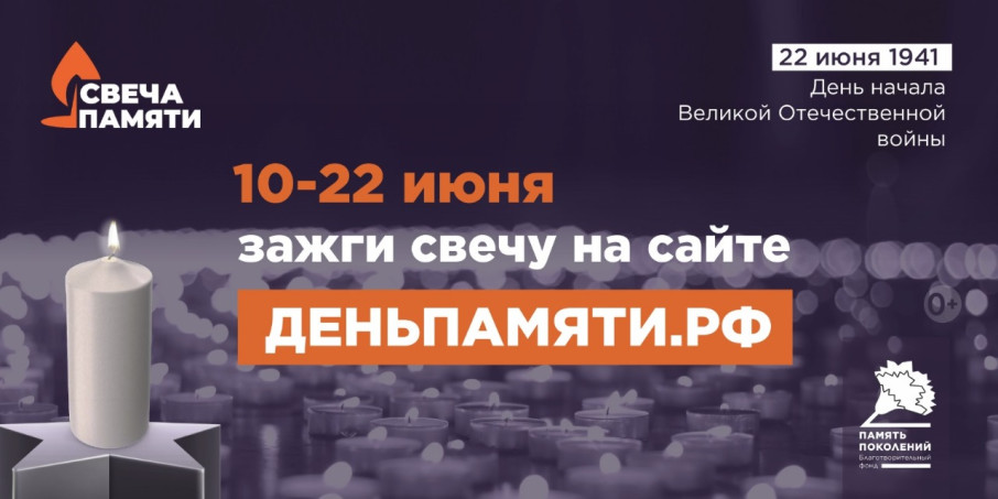 Всероссийская онлайн-акция «Свеча памяти» Всероссийская онлайн-акция «Свеча памяти».